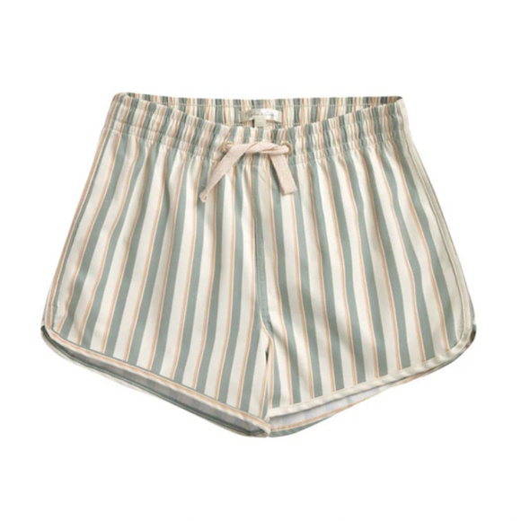 Rylee + Cru Aqua Stripe Swim Trunks - Picture 1 of 1